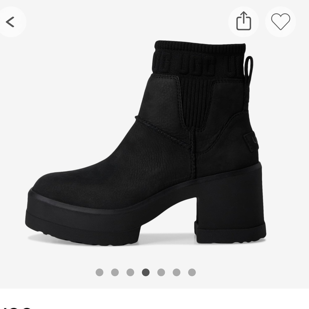 UGG black Ribbed Knit Boots never worn. Ever!